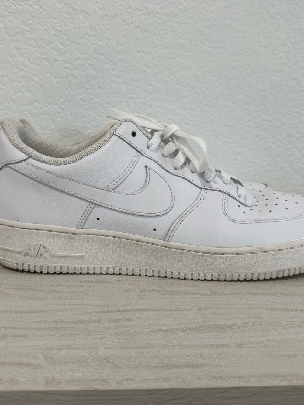 Nike Mens 12.5 Air Force 1 07 CW2288-111 Used excellent condition No Box White